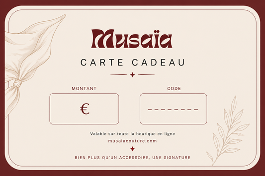 CARTE CADEAU MUSAÏA ✨